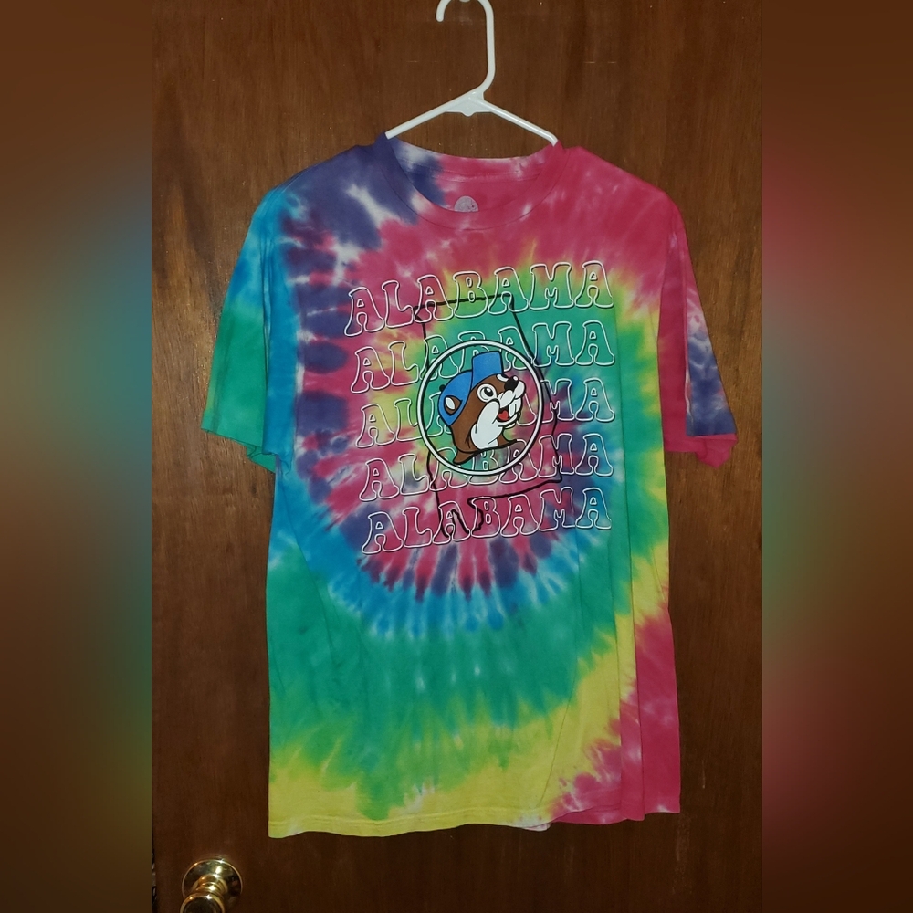 Buc-ees Tie-Dye Alabama T-Shirt Sz Medium
